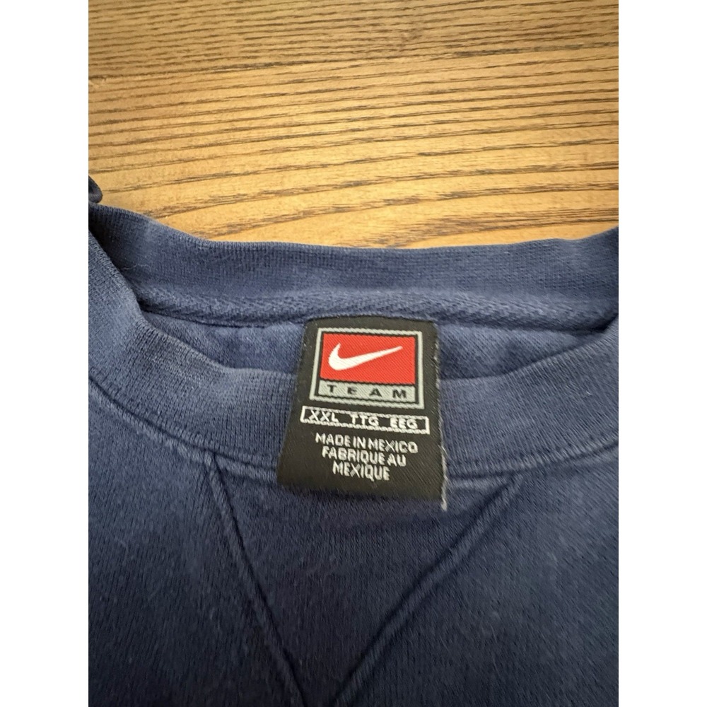 Vintage 90s Nike Team Penn State Center Swoosh Crewneck Sweatshirt Size 2XL - Picture 8 of 8
